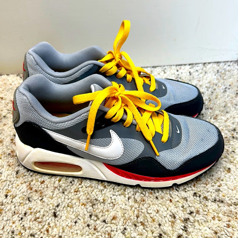Nike Women's Shoes in Gray, Black, and Yellow